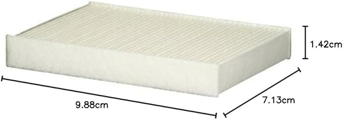 ECOGARD XC10434 Cabin Air Filter Fits 2015-2025 Nissan X-Trail, 2016-2024 Renault Koleos, 2022-2024 Logan, 2014-2020 Nissan Rogue, 2017-2022 Rogue Sport, 2017-2023 Qashqai