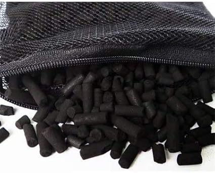 5 lbs Activated Charcoal Carbon Pellets in 1 Free Mesh Media Bags for Aquarium Fish Pond Tank Canister Filter