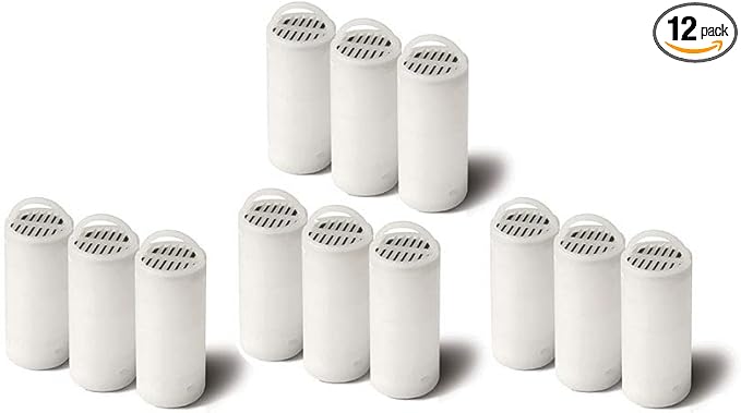 PetSafe Drinkwell 360 Premium Carbon Filters, Dog and Cat Water Fountain Filters, Pack of 12, Fits PetSafe Stainless Multi-Pet and 360 Pet Fountains