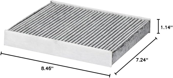 ECOGARD XC10621C Premium Cabin Air Filter with Activated Carbon Fits 2019-2025 Toyota RAV4, 2018-2026 Camry, 2019-2025 Corolla, 2020-2025 Subaru Outback, 2019-2025 Ascent (Pack of 6)