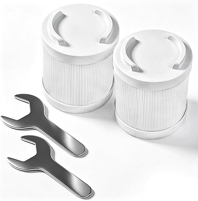 Replacement Filter Cartridge Compatible with Filterbaby Pro Series In Line Shower Filter & Eco Pro Shower Head, Reduces Chlorine & Contaminants (2 Packs)
