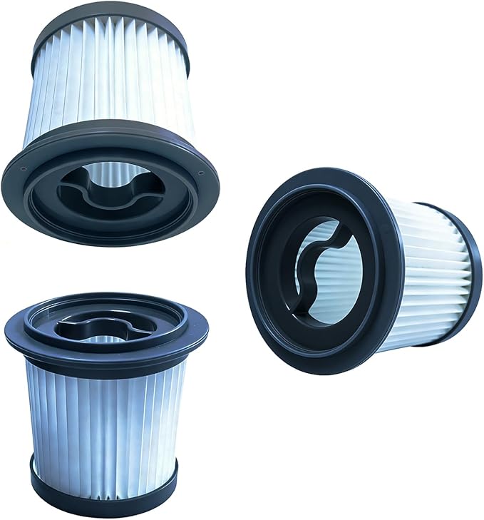 3Pack Hepa Replacement Filters Compatible with AIRDIYA P1/VG3, MHRMHR KP1108 and Bieiao BS01 Cordless Vacuum Cleaner, Washable Pre-motor Filters Works with UKDMROX E23 & Nioga P2 Upright Vac