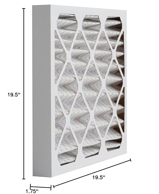 Aerostar 16x20x2 MERV 11 - 6 Count - Pleated HVAC, Furnace & Air Conditioner Filters - Removes Dust, Cold & Flu Germs, Lint, Mold, Pet Dander, Allergy-Causing Pollen, Smog & Smoke