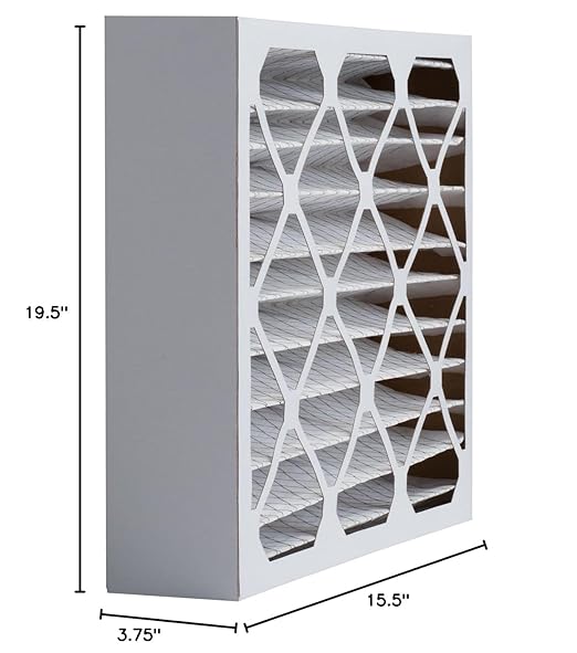 Aerostar 16x20x4 MERV 11 Air Filter, 6 Count, ACTUAL SIZE (15.50 x 19.50 x 3.63 ) HVAC, Furnace Filter for Dust, Pet Dander, Smoke & Allergies (MPR 1200 / FPR 7) Fits Lennox & Honeywell Devices