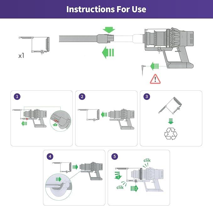 Upgraded Dust Bin Replacement Compatible With Dyson V10 SV12 Animal and Absolute Models Only,Canister Bin for Part No.969509-01 with 1 HEPA Filter