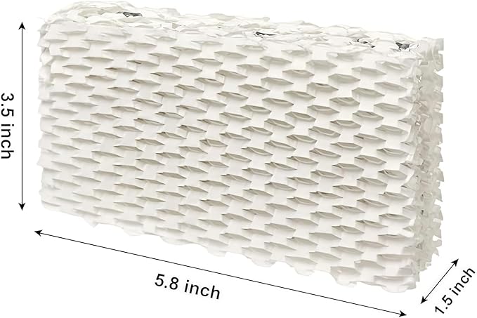 Wf813 Eqwf813 Humidifier Filters Replacement Compatible with Equate EQWF813 EQ-2119-UL PCWF813 Relion RCM832 RCM-832N Protec RWF813 PCCM-832N Cool Mist Humidifiers Wick Filter (10 - Pack Eqwf813)