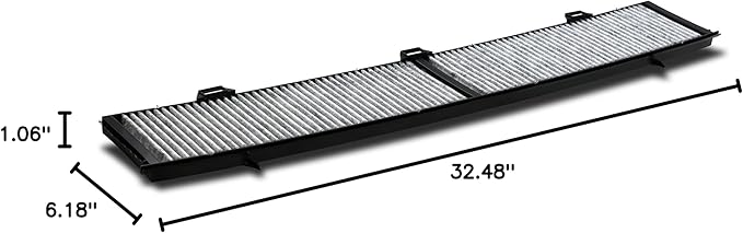 EPAuto CP430 (CUK8430) Cabin Air Filter with Activated Carbon, Replacement for BMW 128i, 135i, 328i, 335i, 740i, 740Li, 760Li, X1 (2012–2015), X3 (2012), 1 Series M, 3 Series E90/E92 – Fits 2006–2015