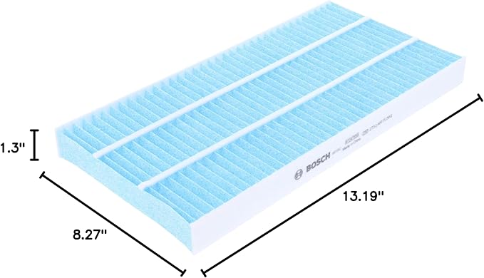 BOSCH 6015C HEPA Cabin Air Filter - Compatible with Select Saab 9-3, 9-3X