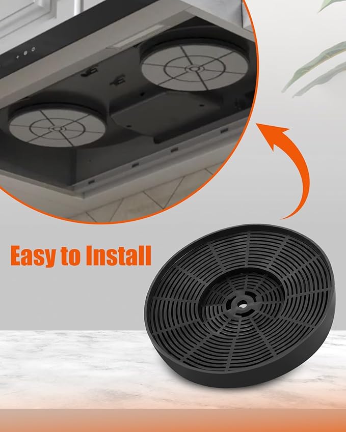 4PCS WRHF004S2 Carbon Charcoal Filter Fit for Winflo 30 Inch Range Hood Models W109C30W W109C30B W109C30 W108C30B W108C30 W108C30W