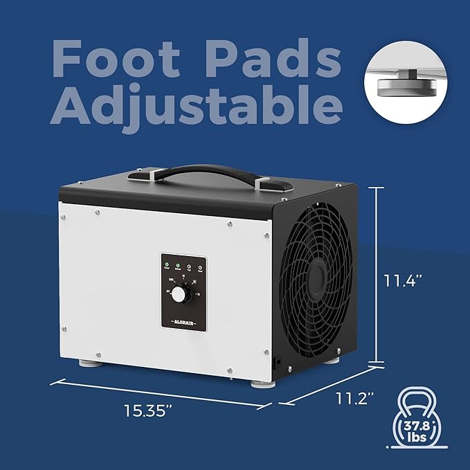 ALORAIR 70 PPD Crawl Space Dehumidifier, Crawlspace Dehumidifiers Commercial Dehu for Home and Basements, Compact, Portable, Auto Defrost, Memory Starting, cETL