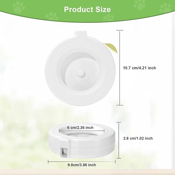 (4 Pcs) Dog Water Dispenser Filters-Triple Filtration System For 3L/3.6L/4.6L/6L/8L Gravity Pet Water Dispenser-Pet Fountain filter Replacement