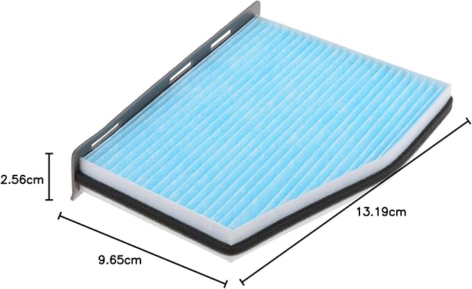 BOSCH 6031C HEPA Cabin Air Filter - Compatible with Select Audi A3, Q3, TT, TT RS, TTS; Volkswagen Beetle, CC, Eos, Golf, GTI, Jetta, Passat, Passat CC, R32, Rabbit, Tiguan, Tiguan Limited