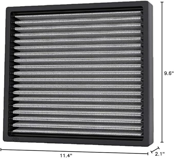 K&N LIFETIME Cabin Air Filter: Premium, Washable, Clean Air for your Cabin: Compatible with 2000-2026 DAIHATSU/Jaguar/Land Rover/Lexus: (See Producr Descriptions for Select Models), VF2000