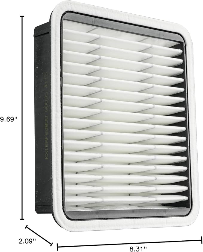 KAX Engine Air Filter, CA8613 Replacement for Lexus GS300 1998-2005, IS300 2001-2005, Advanced Air Filter Media, Increased Acceleration