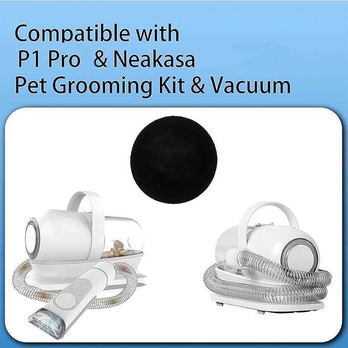 6x Pet Grooming Vacuum Hepa Filter Sponge Spare Part Replacement Accessory For P1 Vacuum Cleaners Spare Part Vacuum Filter Replacement Washable And Reusable