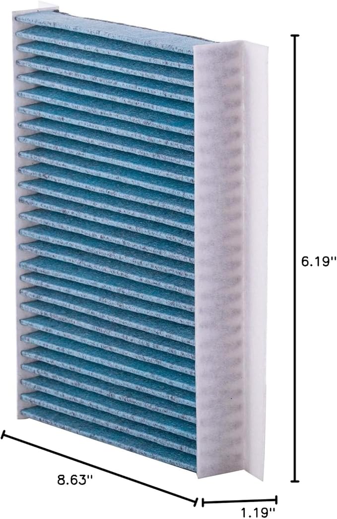 PureFlow Cabin Air Filter PC99158X | Fits 2017-2024 Jeep Compass, 2024-2025 Dodge Hornet, 2024-2025 Alfa Romeo Tonale, 2024-2025 Fiat 500E, 2015-2021 Jeep Renegade