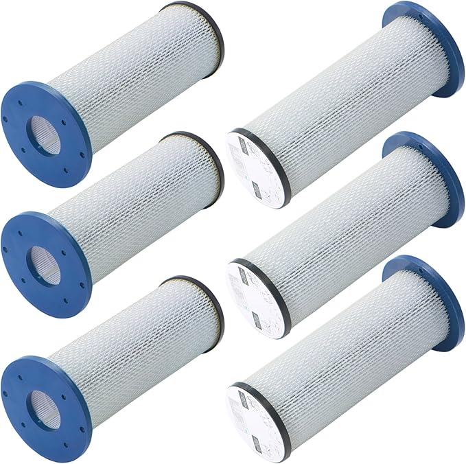 6 Pack Premium 200700070 HEPA Filter Compatible with Pullman Ermator Models S13, S26, S36, S1400 and Bona DCS 70, Compare to Part # 200700070