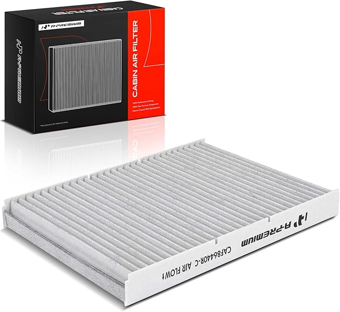 A-Premium Cabin Air Filter w/Activated Carbon Compatible with VW Jetta 1993-2005, Passat 2001-2005, Golf 1993-2006, Beetle 1998-2010, Cabrio 1995-2002 & Audi TT 2000-2006, Replace# 1J0819644