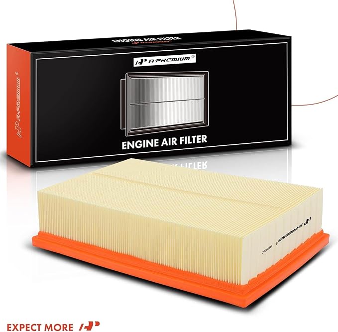 A-Premium Engine Air Filter Compatible with Audi A3, A3 Quattro, Q3, S3, TT Quattro & Volkswagen Arteon, Golf, GTI, Jetta, Tiguan, 2015-2023, Flexible Panel, Replace# 5Q0129620D