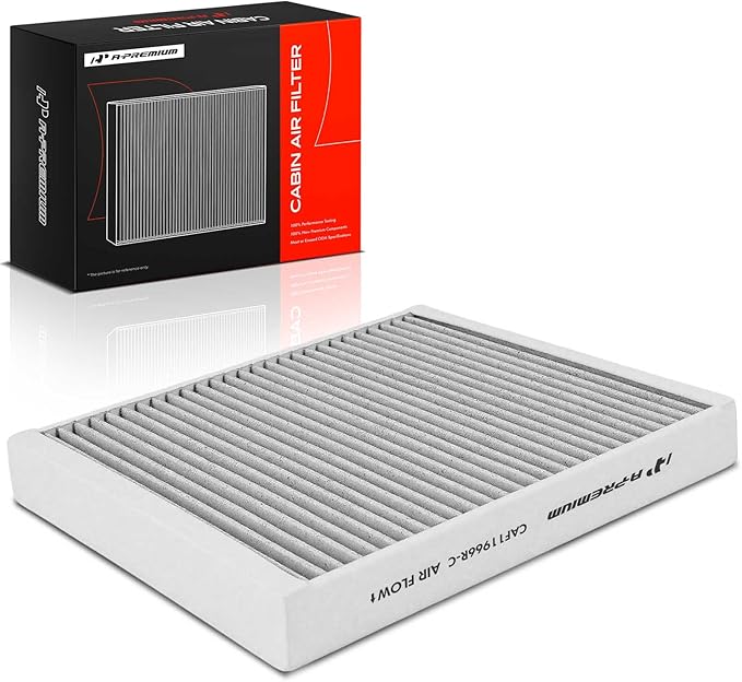A-Premium Cabin Air Filter with Activated Carbon Compatible with Chevy, GMC, Cadillac & Buick - Camaro, Colorado, Equinox, Impala, Malibu, Silverado, Traverse, Sierra, Yukon, Escalade, ATS, Enclave