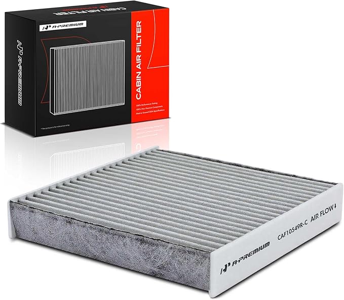A-Premium Cabin Air Filter with Activated Carbon Compatible with Honda Fit & Scion FR-S & Subaru BRZ, WRX & Toyota 86, 2007-2023, 1.5L 2.0L 2.4L, Replace# 72880AJ010