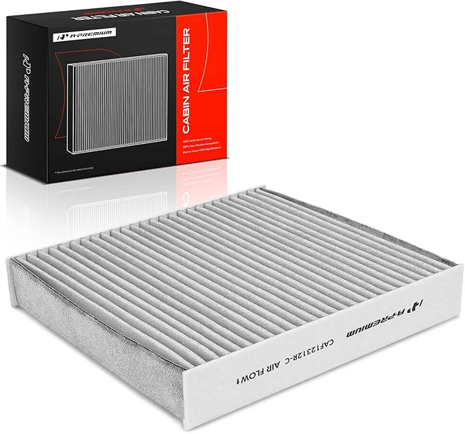 A-Premium Cabin Air Filter with Activated Carbon Compatible with Nissan Versa 2020-2023 1.6L, Kicks 2018-2023 1.6L, Replace# 278915RB0A, 278915RB0B