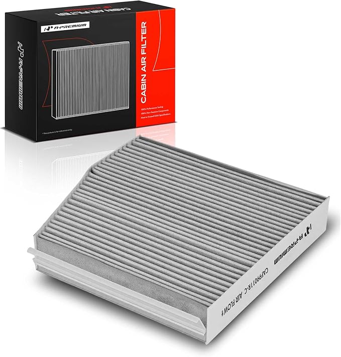 A-Premium Cabin Air Filter with Activated Carbon for Mercedes-Benz B250, B250e, CLA250,CLA35 AMG, CLA45 AMG, GLA250, GLA35 AMG, GLA45 AMG & Infiniti QX30, Irregular, Replace# A2468300018