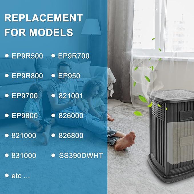 AMI PARTS 1043 Humidifier Wick Filter Compatible with Essick Air AIR.CARE Humidifiers Replacement for EP9500, EP9700, EP9800, EP9R700, Bemis Space.saver 800 8000 series Super Humidifiers