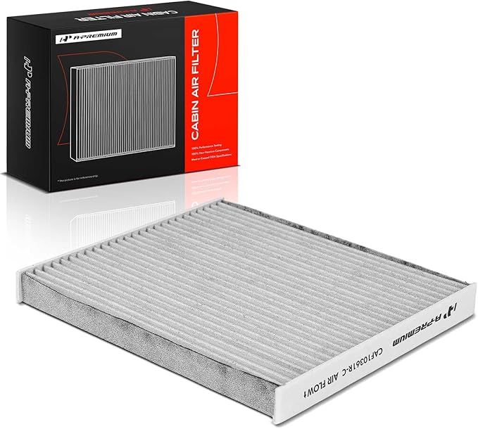 A-Premium Cabin Air Filter with Activated Carbon Compatible with Chevrolet Cobalt 2005-2010, HHR 2006-2011 & Pontiac G5 2007-2010 & Pursuit 2005-2006 & Saturn Ion 2003-2007, Replace# 52493319