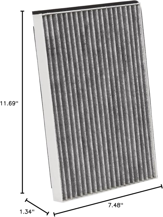 KAX HEPA Cabin Air Filter with Activated Carbon, CF8392A Replacement for Chevrolet Impala, Impala Limited, Allure, LaCrosse, Regal, Monte Carlo, Buick Century, Intrigue, Strong Adsorption Air Filter