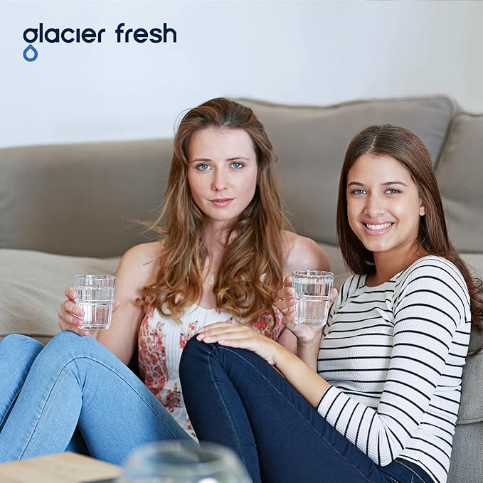 GLACIER FRESH Replacement for 4204490 Water Filter and 7007067 Air Purification Cartridge Combo Pack, Compatible with Sub-Zero 4204490, 4290510 Water Filter, 7042798/7007067 Air Filter(1+1)