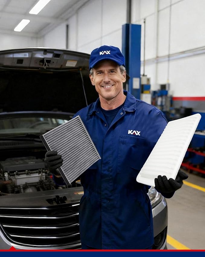 KAX Engine & Cabin Air Filter Kit, Replacement for Lexus RX330 2004-2006, ES300 2002-2003, Replace# CA9360 CF10157