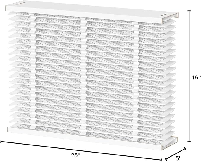 EXPXXFIL0016 Merv 13 16x25 Filter Media Compatible with Bryant/Carrier EZ-FLEX EXPXXFIL0016 heating and cooling system, Part Number: EXPXXFIL0016, Pack of 3
