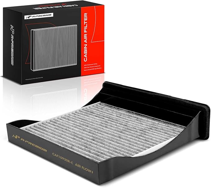 A-Premium Cabin Air Filter with Activated Carbon Compatible with Subaru Model - Crosstrek 2016-2017, Forester 2009-2018, Impreza 2008-2016, WRX 2012-2021, XV Crosstrek 2013-2015 - Behind Glove Box