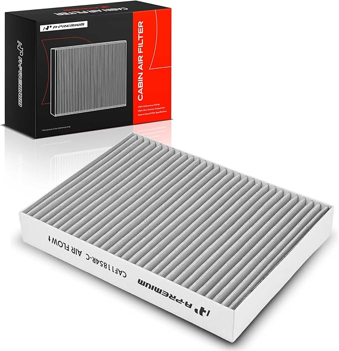A-Premium Cabin Air Filter with Activated Carbon Compatible with Nissan Vehicles - Rogue (2014-2020), Rogue Sport (2017-2022), Qashqai (2017-2022) - Replace# 27277-4BU0A