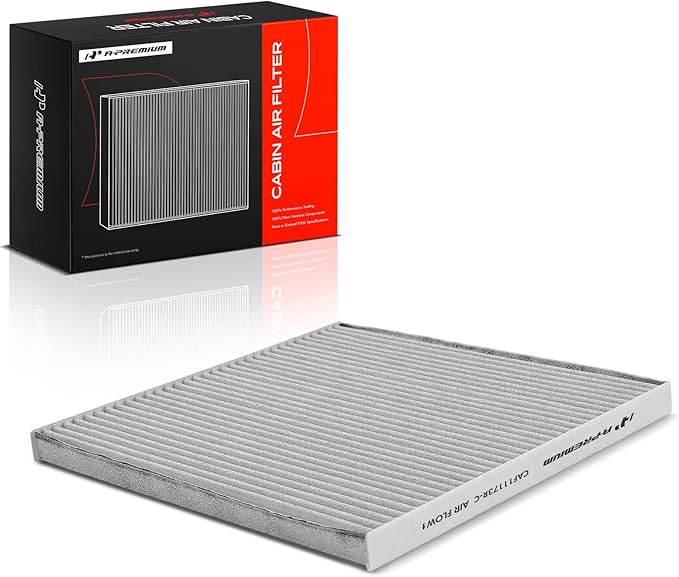 A-Premium Cabin Air Filter with Activated Carbon Compatible with Nissan Altima 2007-2012, Maxima, Murano 2009-2014, Quest 2011-2017, 2.5L 3.5L, Replace# 27277JA000