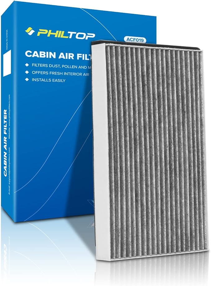 PHILTOP HEPA Cabin Air Filter w/Activated Carbon, Compatible with CF8392A Chevrolet Impala, Impala Limited, Monte Carlo, Buick LaCrosse, Century, Regal, Pontiac Grand Prix, Oldsmobile Intrigue