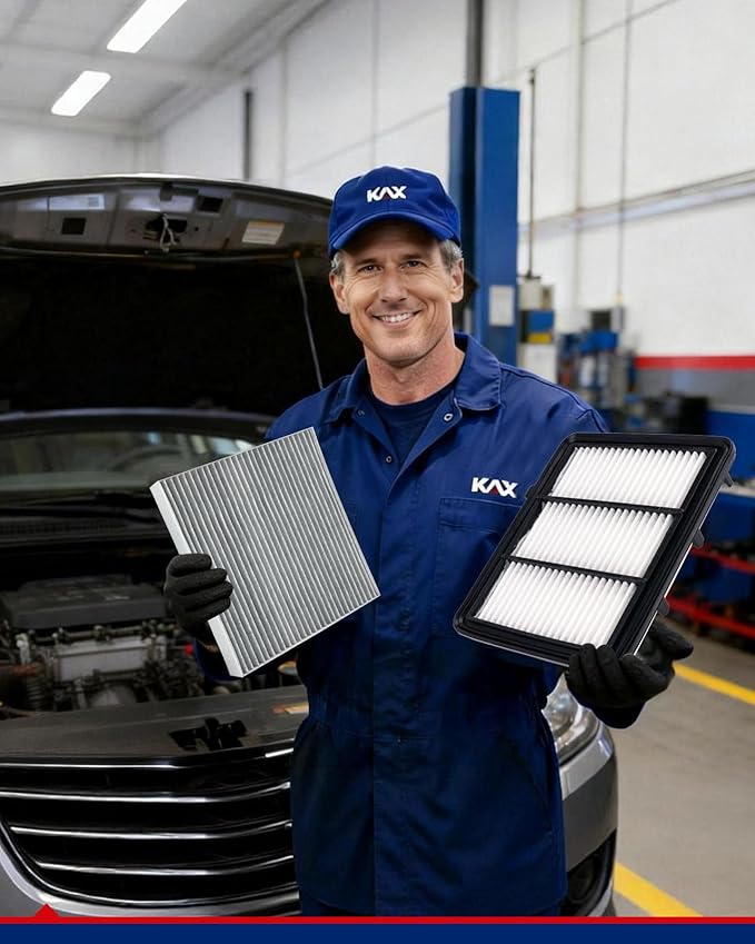 KAX Engine & Cabin Air Filter Kit, Replacement for Honda Accord L4 1.5L 2018 2019 2020 2021 2022 (Not For 2.0 Hybrid), Replace# CA12290 CF10134