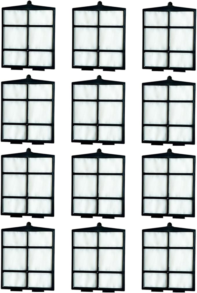 12 Pack Filter Replacement Accessories for Shark ION Robot R85 RV850 RV850BRN RV850WV S86 S87 S88 R71 R72 R75 RV761 RV771 RV871 AV751 AV752 AV753 AV2110S AV2120 RV2110 RV2120AE Vacuum Cleaner