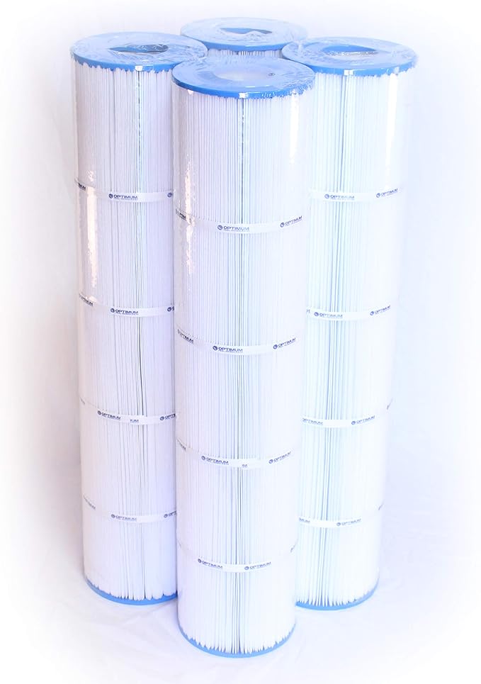Optimum Pool Technologies Pool Filter 4-Pack, Compatible Replacement for Jandy® CL580 R0357900, Unicel C-7482, Filbur FC-0820, & Pleatco PJAN145 Filter Cartridges