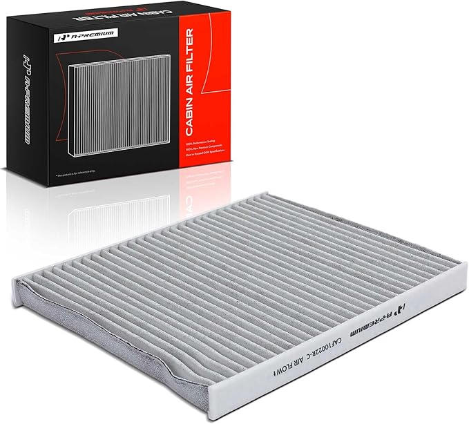 A-Premium Cabin Air Filter with Activated Carbon Compatible with Jeep Gladiator 2020-2022, Wrangler 2018-2023 - 2.0L 3.6L 6.4L - Replace# 68301863AA