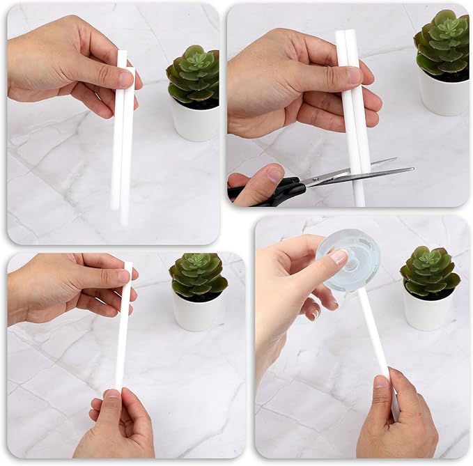 10 pcs Mini Humidifier Filter Stick, 5.9 Inch Cotton Filter Refill Sticks Mini USB Car Filters Replacement Parts for Small Portable Humidifier