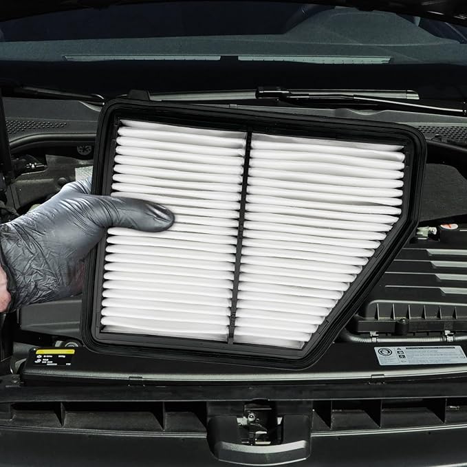 Capume Engine Air Filter JM2205 Fits for 2017 2018 2019 2020 2021 2022 2023 2024 2025 Civic L4 2.0L, 2023-2025 HR-V HRV L4 2.0L, Replacement for 172205BAA00, CA12051