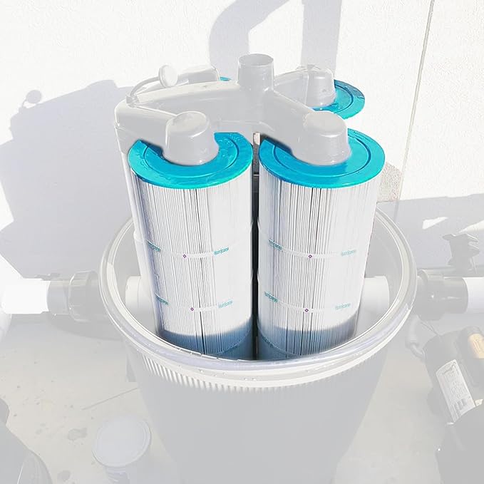 Hurricane Filters 4 Pack HF7471-04 Advanced Pool Filter Cartridge - Replacement for PCC105, Unicel C-7471, Filbur FC-1977, Pentair Clean & Clear Plus 420