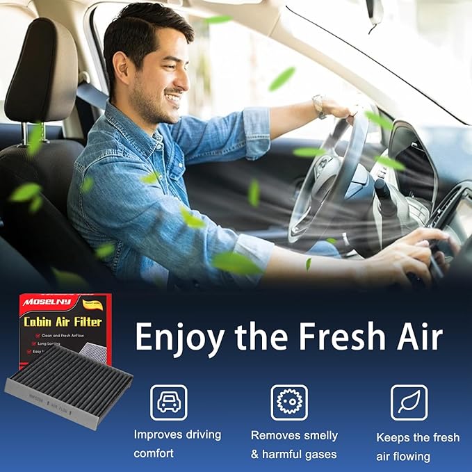 CF10285 Cabin Air Filter with Activated Carbon Replacement for Toyota, Lexus, Camry, Corolla,Scion, Subaru, Pontiac, Jaguar - 4Runner, Avalon, Highlander, ES300h, GS350