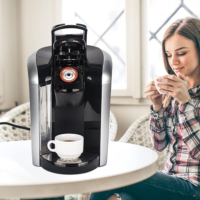 Hikey Reusable K Cups Coffee Pod Filters for Keurig 1.0 & 2.0 Single Cup Coffee Makers, Universal Refillable KCups Filter, 2 Pack
