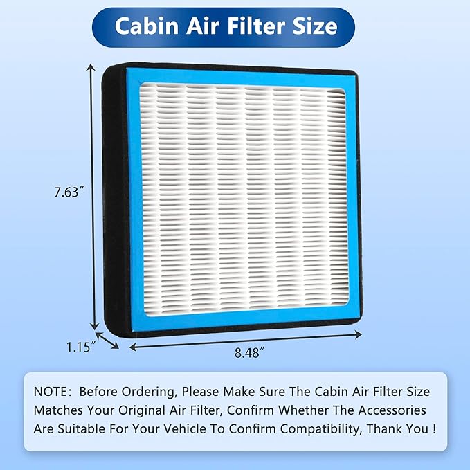 CP285 Cabin Air Filter With Activated Carbon For Toyota 4Runner Highlander Tundra & Lexus ES350 RX350 RX450H GX460,Avalon Camry Corolla Prius RAV4 Yaris Sienna Venza 2014 2015 2016 2017 2018 2019 2020