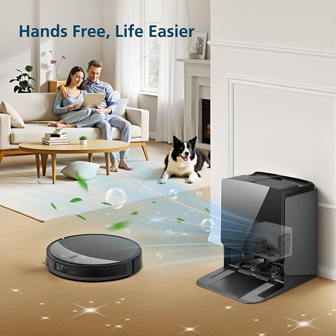 Saros 10R Accessories for Roborock Saros 10R / Saros 20 / Qrevo CurvX Robot Vacuum, Replacement Parts with 4 Dust Bags, 4 Mop Pads, 4 HEPA Filters, 6 Side Brushes, Dual Main Brush