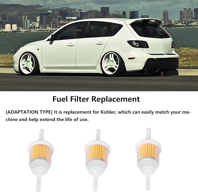 Durable Plastic Fuel Filter Accessories Replacement for 3Pcs Fuel Filter Set