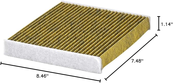 Purolator PBC35667 PurolatorBOSS Automotive Cabin Air Filter with Febreze & Activated Carbon, Car & Truck Passenger Compartment OEM Filter Replacement for Toyota RAV4, Camry, Corolla (Pack of 3)